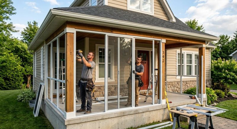 Enclosed Porch Installation in Seattle, WA