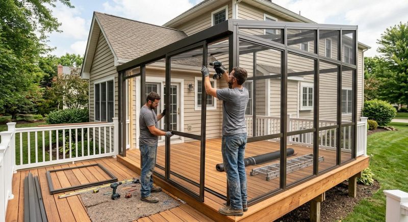 Deck Enclosure Construction in Knoxville, TN