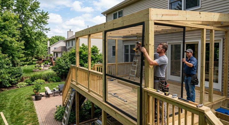 Deck Enclosure Construction in Boulder, CO