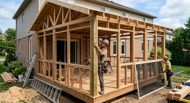Deck Enclosure Construction in Longmont, CO