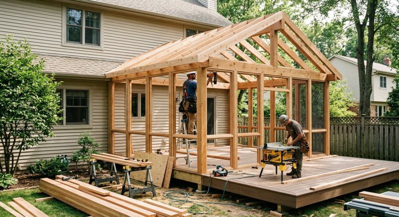 Deck Enclosure Installation in Cincinnati, OH