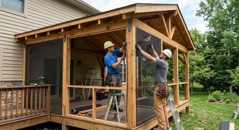 Enclosed Porch Construction in Seattle, WA