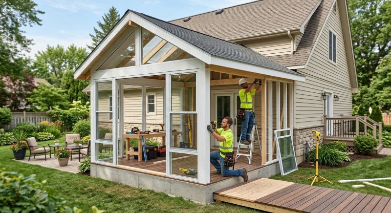 Enclosed Porch Construction in Cincinnati, OH