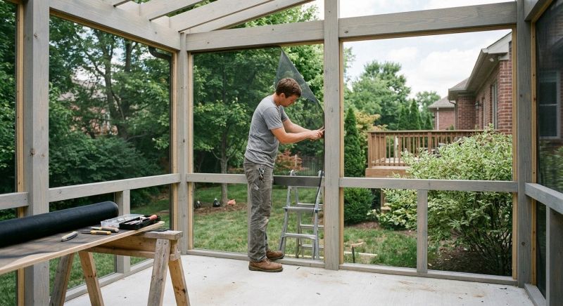 Enclosed Porch Installation in Knoxville, TN