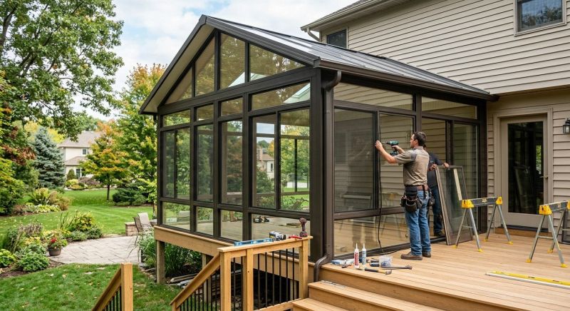 Four Season Room Installation in Charlotte, NC