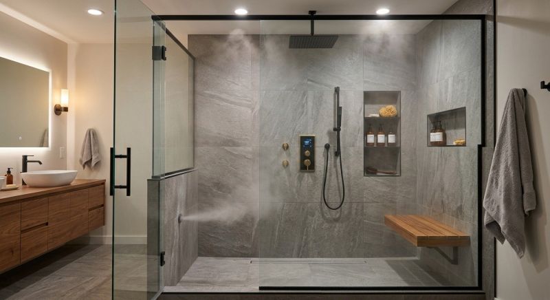 Granite Shower Installation in Danbury, CT