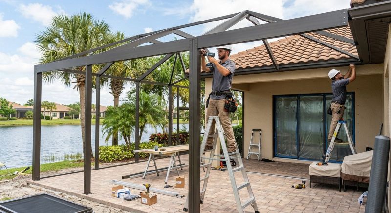 Lanai Enclosure Installation in Longmont, CO