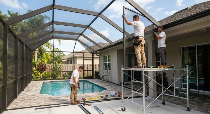 Lanai Installation in Dallas, TX