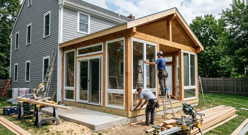 Porch Enclosure Installation in Cincinnati, OH