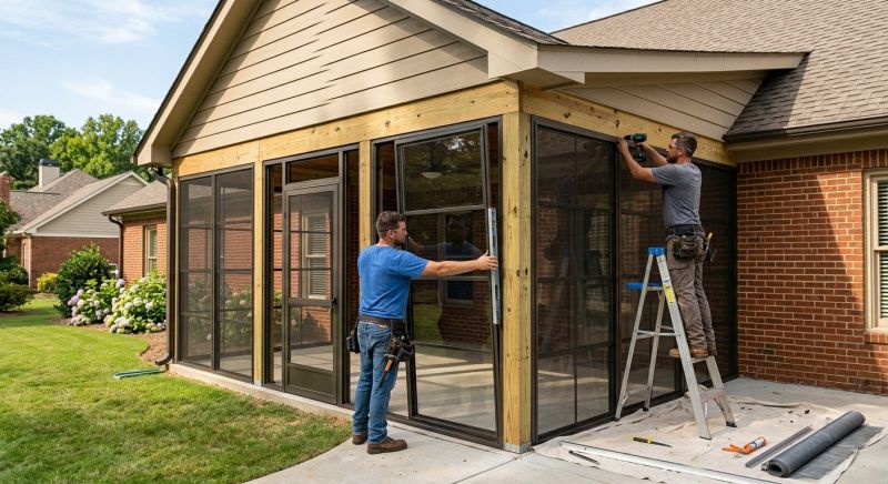 Screened In Porch Installation in Charlotte, NC