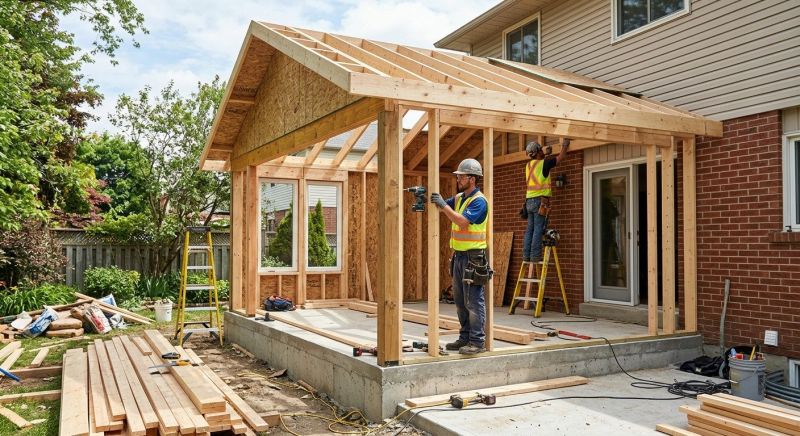 Sunroom Addition Construction in Charlotte, NC