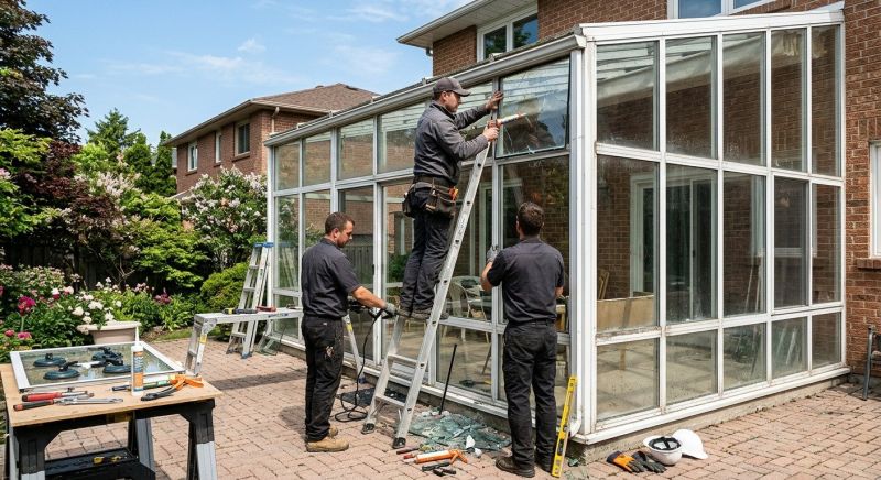 Sunroom Glass Repair in Cincinnati, OH